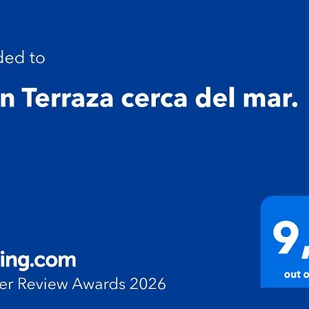 Gran Terraza Cerca Del Mar. 아파트
